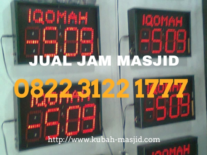 jual jam digital masjid murah Provinsi Riau